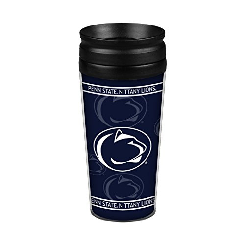 Boelter Brands NCAA Penn State Nittany Lions Full Wrap Travel Tumbler, 14-Ounce, Blue