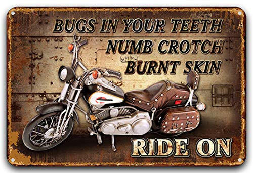 huangdd Funny Sarcastic Retro Style Metal Tin Sign Bar Garage Restaurant Cafe Mens Cave Gift for Man 7_8 x 11_8inch