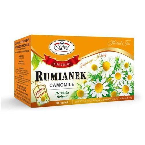 Malwa Camomile - Romashka HERBAL TEA 30gr 20 teabags POLAND