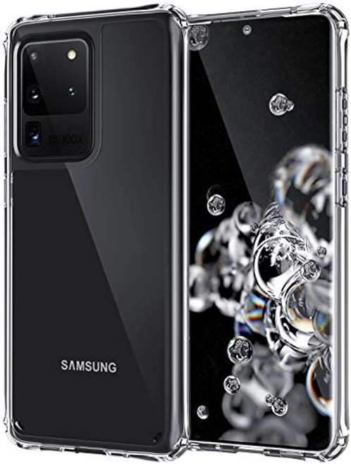MYY Crystal Clear Designed for Samsung Galaxy S20 Ultra Case Anti-Yellowing Military Grade Protection Shockproof Protective Phone Case Slim Thin Cover for Samsung Galaxy S20 Ultra-Clear
