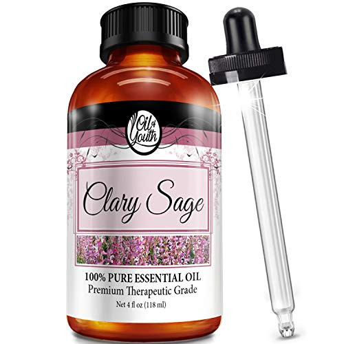 4oz Bulk Clary Sage Essential Oil  Therapeutic Grade  Pure  and  Natural Clary Sage Oil