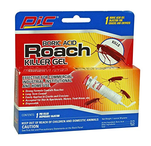 PIC Roach Killer Gel 30g 2 Count 3 Pack - 6 Tubes Total PIC Roach Killer Gel 30g 2 Count 3 Pack - 6 Tubes Total
