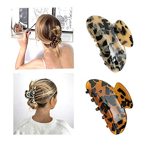 Big Hair Claw Clips Acrylic Hair Barrettes Banana Clips Hair Styling Accessories Celluloid French Design Hair Claw Leopard Print Hair Clips for Women and Girls 2PCS Tocess Big Claw Clips for ThickThin Hair Big Hair Claw Clips Acrylic Hair Barrettes Banana Clips Hair Styling Accessories Celluloid French Design Hair Claw Leopard Print Hair Clips for Women and Girls 2PCS Tocess Big Claw Clips for ThickThin Hair