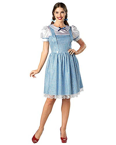 Seasons Women Farm Girl Costume XL18-20 Blue