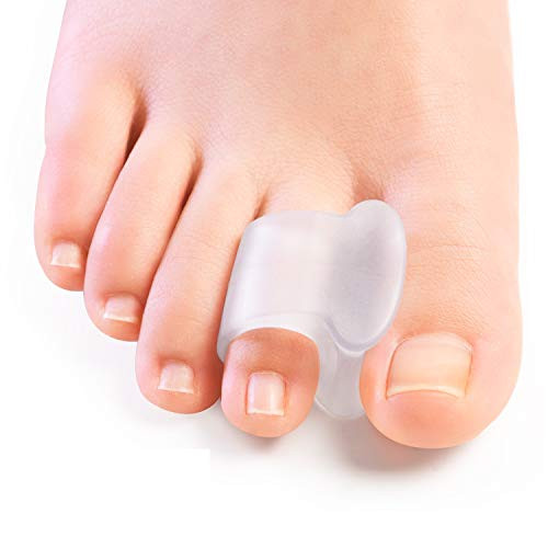 Sumifun Toe Separators 8 Gel Toe Spacers for Bunions Crooked Toes and Overlapping Toes Toe Corrector for Foot Pain Relief