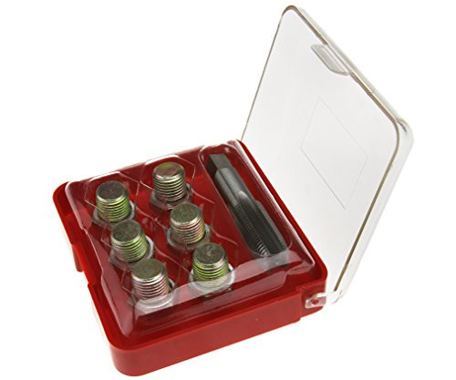 Oil Drain Plug Tap Thread Repair Kit Oil Pan Screws Rethread Tool M15 x 1.5mm CR-MO Steel Oil Drain Plug Tap Thread Repair Kit Oil Pan Screws Rethread Tool M15 x 1.5mm CR-MO Steel