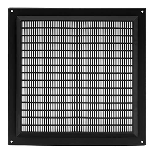 Vent Systems 6 inch Black Air Vent Cover Plastic Air Return Grill with Built in Pest Guard Screen HVAC Vent Cover for Home Improvement Vent Duct Cover 150mm Vent Systems 6 inch Black Air Vent Cover Plastic Air Return Grill with Built in Pest Guard Screen HVAC Vent Cover for Home Improvement Vent Duct Cover 150mm