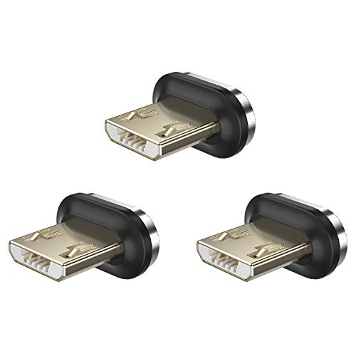 Micro USB Magnetic Charging Cable AdaptersConnectorsTips YKZ 3Pack Magnetic USB C Cable Adapter for Micro USB Devices