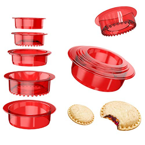 5 PCS Sandwich Maker Sandwich press YUMKT Uncrustable Pancake Cookie Bread Sandwich Cutter and Sealer for Kids Girls Boys Sandwich Makers and Panini Presses Red 5 PCS Sandwich Maker Sandwich press YUMKT Uncrustable Pancake Cookie Bread Sandwich Cutter and Sealer for Kids Girls Boys Sandwich Makers and Panini Presses Red