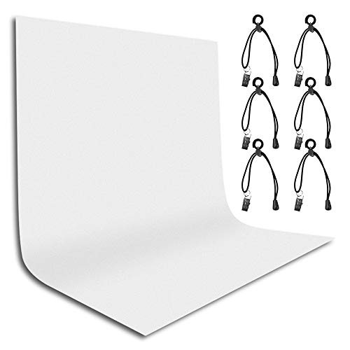 ZUOCHEN 6X9FT White Screen Chromakey Muslin Background Screen Photo Backdrop Photography Backdrop Background Fabric Background with 6 Clamps for Photo Video Studio Portrait Stand is NOT Included ZUOCHEN 6X9FT White Screen Chromakey Muslin Background Screen Photo Backdrop Photography Backdrop Background Fabric Background with 6 Clamps for Photo Video Studio Portrait Stand is NOT Included