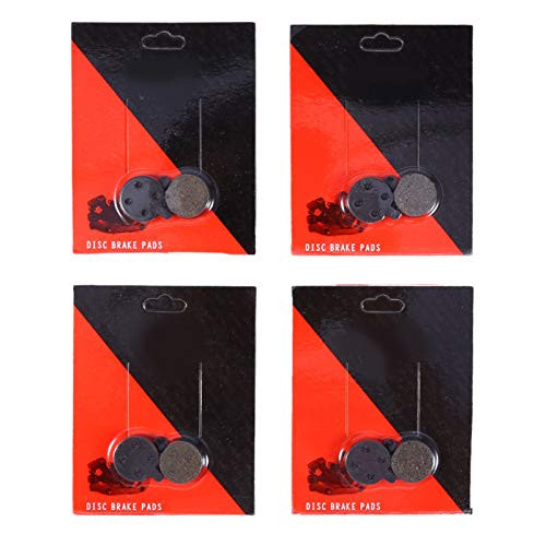 Yosoo Health Gear Disc Brake Pad 4 Pairs Replacement of Resin Bike Bicycle Semi Resin Disc Brake Pads