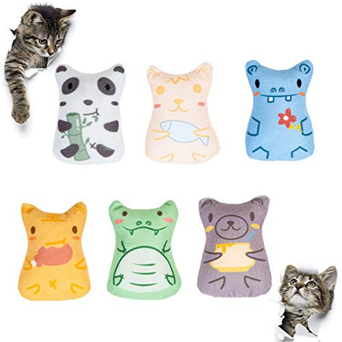 Pet Soft 6pcs Catnip Cat Toys Interactive Catnip Toys for Indoor Cats Stuffed Chew Bite Catnip Teething Toys for Kitten Pet Soft 6pcs Catnip Cat Toys Interactive Catnip Toys for Indoor Cats Stuffed Chew Bite Catnip Teething Toys for Kitten