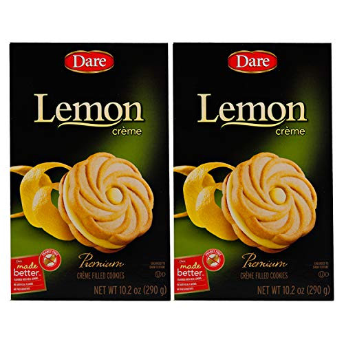 Dare Creme Cookies 10_2 ounce pack of 2 Lemon