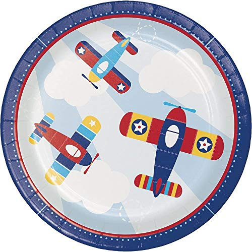 Lil Flyer Airplane Party Bundle 9 Plates 16 Napkins 16