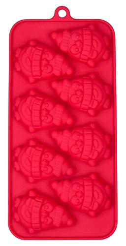 Christmas Penguin 8 Cavity Silicone Mold Baking Chocolate Candy Making Ice Cube Molds
