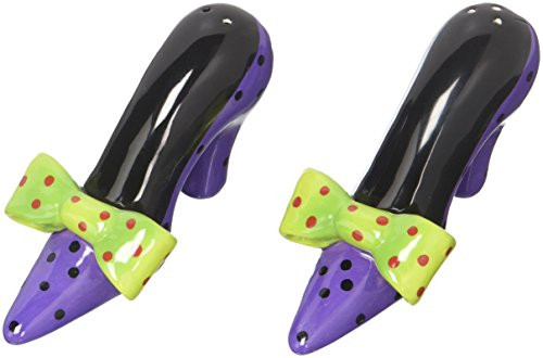 Appletree Design Dress Shoes Salt and Pepper Set, 2-1/4-Inch