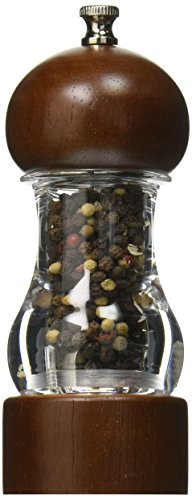 Chef Specialties 6 Inch Vanguard Walnut and Acrlyic Pepper Mill