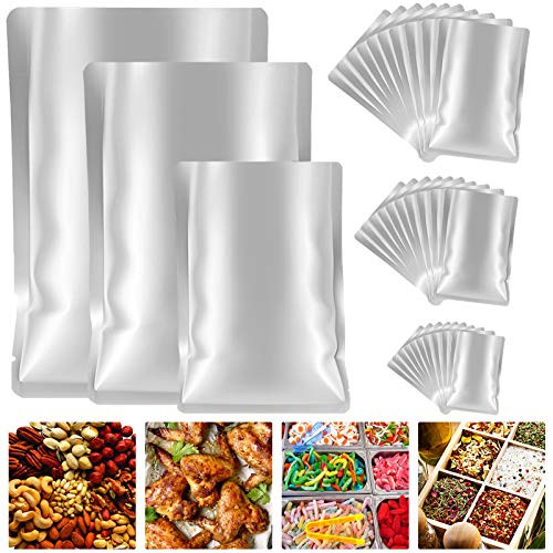 GXAO 30 Pieces 3 Sizes Mylar Bags for food storage Metallic Mylar Aluminum Foil Flat Heat Sealing Bags Storage Bags Pouch for Food Coffee Tea Beans 6 x 9 Inch 8 x 11 Inch 10 x 14 Inch GXAO 30 Pieces 3 Sizes Mylar Bags for food storage Metallic Mylar Aluminum Foil Flat Heat Sealing Bags Storage Bags Pouch for Food Coffee Tea Beans 6 x 9 Inch 8 x 11 Inch 10 x 14 Inch