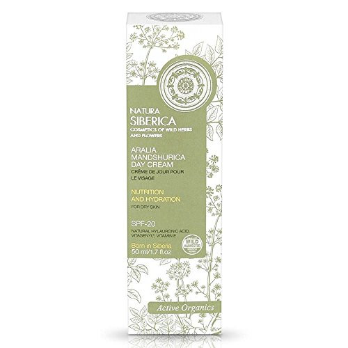 Natura Siberica Aralia Mandshurica Face Day Cream For Dry Skin Nutrition and Hydration 50ml SPF-20 Natura Siberica Aralia Mandshurica Face Day Cream For Dry Skin Nutrition and Hydration 50ml SPF-20