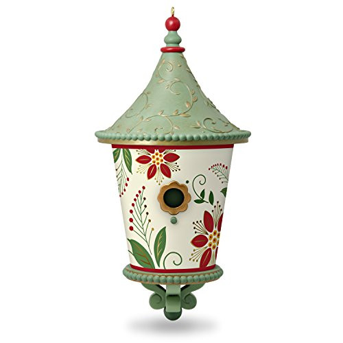 Hallmark Keepsake Christmas Ornament 2018 Year Dated, Poinsettia Beautiful Birdhouse Hallmark Keepsake Christmas Ornament 2018 Year Dated, Poinsettia Beautiful Birdhouse