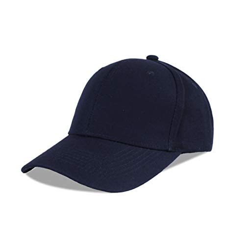 LANGZHEN Baseball Dad Cap 100 Cotton Fits Men Women Classic Adjustable Plain Hat Classic-Navy