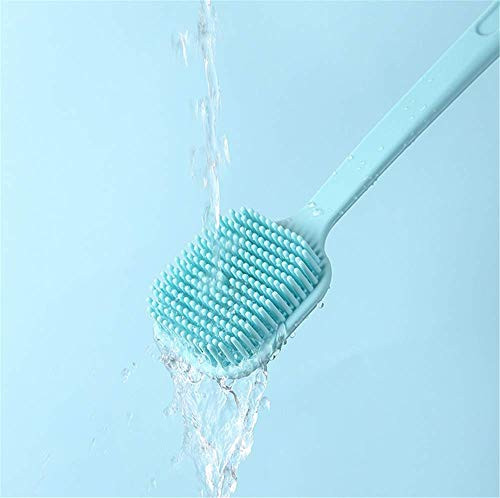 MJEMS Body Brush Back Scrubber?Silicone Bath Brush Lighweigh Long Handle Body Bath Shower Brush Dry Skin Exfoliating Loofah Pad Brush MJEMS Body Brush Back Scrubber?Silicone Bath Brush Lighweigh Long Handle Body Bath Shower Brush Dry Skin Exfoliating Loofah Pad Brush