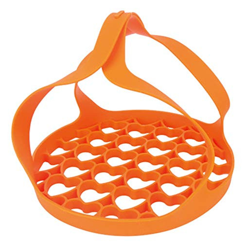 Pressure Cooker SlingSilicone Sling Lifter Accessories Anti-scalding Bakeware Lifter Steamer Rack for 6 Qt8 Qt Instant Pot Ninja Foodi and Multi-function Cooker Orange