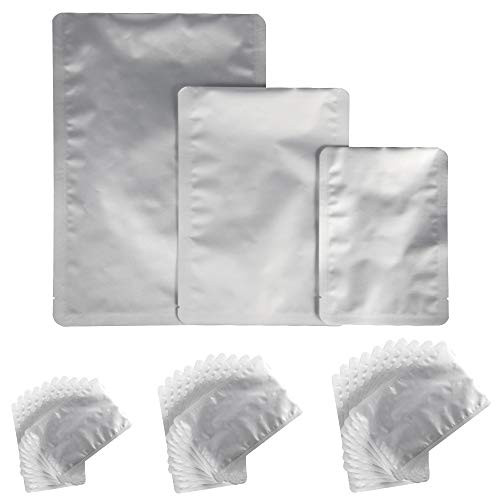 NEOTHIC Mylar Bags - Mylar Aluminum Foil Bags 30 Pieces 3 SizesMetallic Mylar Foil Flat Heat Sealing Bags Storage Bags Pouch for Food Coffee Tea Beans 5 x 7 Inch 6 x 9 Inch 8 x 11 Inch NEOTHIC Mylar Bags - Mylar Aluminum Foil Bags 30 Pieces 3 SizesMetallic Mylar Foil Flat Heat Sealing Bags Storage Bags Pouch for Food Coffee Tea Beans 5 x 7 Inch 6 x 9 Inch 8 x 11 Inch
