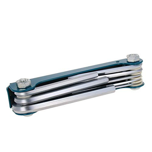 Utoolmart Hex Key Set 8 in 1 Folding Combination Wrench for Repair Tool