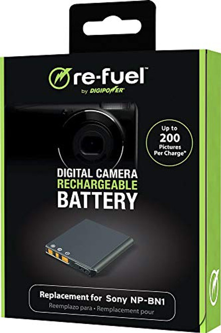 Digipower - Re-Fuel Rechargeable Lithium-Ion Replacement Battery for Sony NP-BN1
