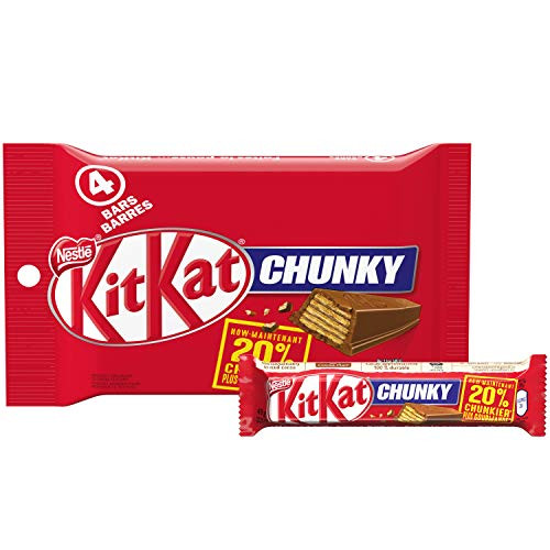 Nestle Kitkat Chunky Chocolate Bars Multipack 4 X 49g 196g6_9 oz_ Imported from Canada