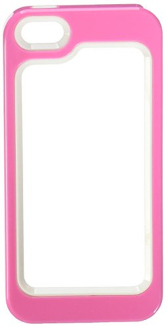 MyBat iPhone 5s/5 MyBumper Phone Protector Cover - Retail Packaging - White/Solid Pink MyBat iPhone 5s/5 MyBumper Phone Protector Cover - Retail Packaging - White/Solid Pink