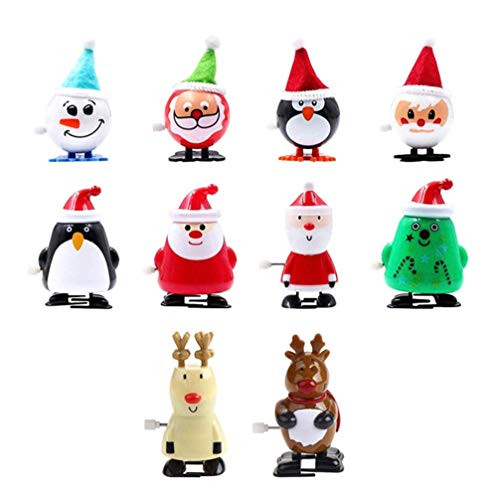 STOBOK Christmas Wind-up Toys Clockwork Toys Party Favors Goody Bag Filler Stocking Stuffers9 Pieces STOBOK Christmas Wind-up Toys Clockwork Toys Party Favors Goody Bag Filler Stocking Stuffers9 Pieces