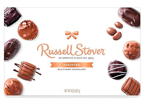 Russell Stover 8oz Milk and Dark Assorted Chocolate Pack Russell Stover 8oz Milk and Dark Assorted Chocolate Pack
