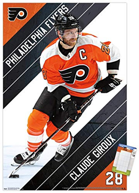 Trends International NHL Philadelphia Flyers - Claude Giroux 19 Wall Poster 22_375 x 34 Poster and Mount Bundle Trends International NHL Philadelphia Flyers - Claude Giroux 19 Wall Poster 22_375 x 34 Poster and Mount Bundle