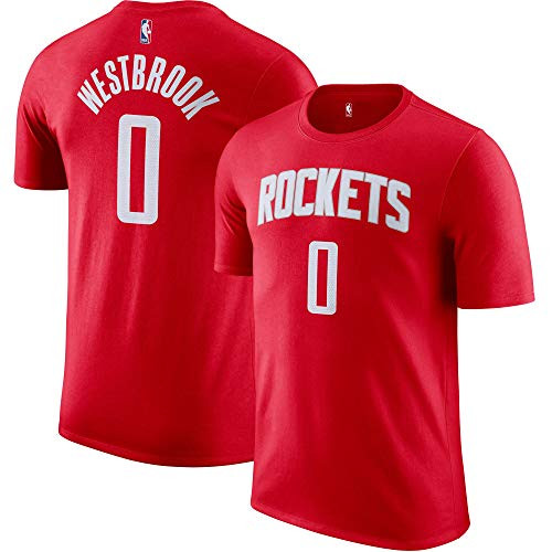 Outerstuff NBA Youth Performance Game Time Team Color Player Name and Number Jersey T-Shirt Russell Westbrook Houston Rockets Medium 1012