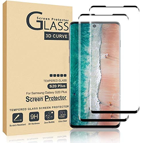Glass Screen Protector for Samsung Galaxy S20 Plus 5G 2-Pack 9H Tempered Glass?Ultrasonic Fingerprint Compatible3D Curved glass HD Clear Case Friendly Bubble-Free for Galaxy S20 Plus 5G Screen Protector Glass Screen Protector for Samsung Galaxy S20 Plus 5G 2-Pack 9H Tempered Glass?Ultrasonic Fingerprint Compatible3D Curved glass HD Clear Case Friendly Bubble-Free for Galaxy S20 Plus 5G Screen Protector