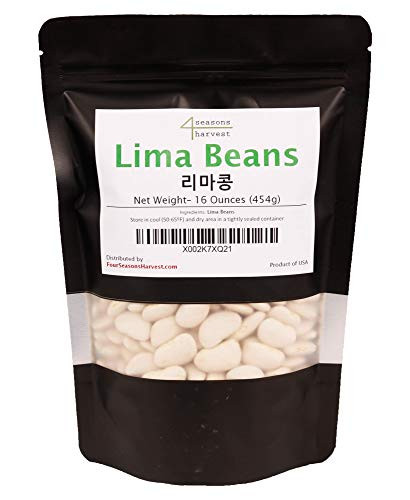 Four Seasons Harvest Lima Beans Triple Cleaned - 16oz