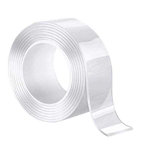 Double Sided Adhesive Nano Tape Heavy Duty Multipurpose Nano Magic Tape Reusable Washable Traceless Transparent Gel Tape 17FT