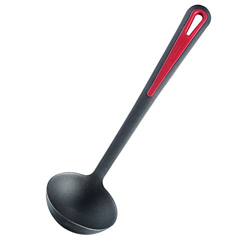 Westmark Germany Non-Stick Thermoplastic Soup Ladle, 12.4-inch (Red/Black)