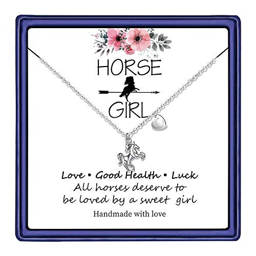 Hidepoo Gold Horse Necklace for Girls 14K White Gold Plated Horse Necklace Letter C Initial Horse Pendant Necklace Horse Gifts for Girls Toddler Necklace Kids JewelryC Hidepoo Gold Horse Necklace for Girls 14K White Gold Plated Horse Necklace Letter C Initial Horse Pendant Necklace Horse Gifts for Girls Toddler Necklace Kids JewelryC