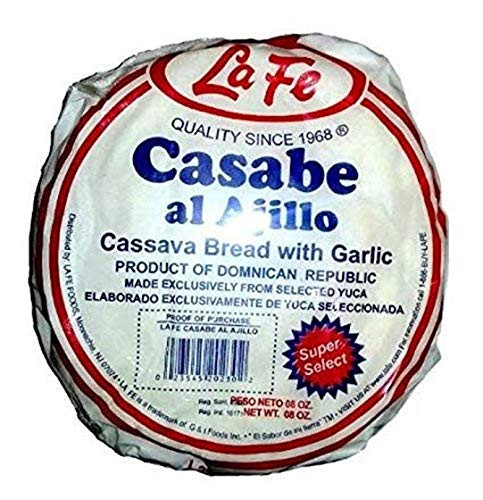 CASABE AL AJILLO - CASSAVA BREAD WIHT GARLIC 8 OZ