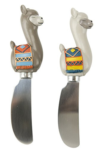 Boston Warehouse Collection Appetizer Spreader (Set of 2), Llama