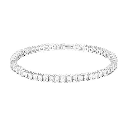 PAVOI 14K Gold Plated Cubic Zirconia Classic Tennis Bracelet White Gold Bracelets for Women 3mm CZ 7 Inches PAVOI 14K Gold Plated Cubic Zirconia Classic Tennis Bracelet White Gold Bracelets for Women 3mm CZ 7 Inches
