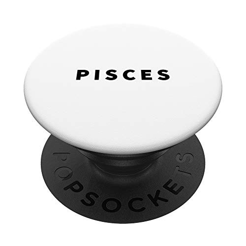 Minimal Pisces Lettering Astrology Zodiac Sign PopSockets PopGrip Swappable Grip for Phones and Tablets Minimal Pisces Lettering Astrology Zodiac Sign PopSockets PopGrip Swappable Grip for Phones and Tablets