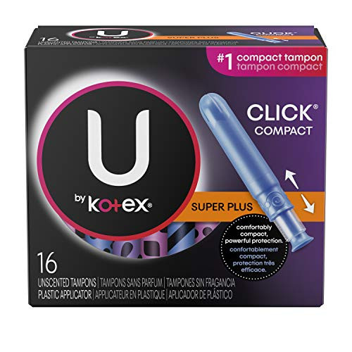 U By Kotex Click Compact Tampons Super Plus Absorbency Unscented 16Count Packaging May Vary 0_220 Lb