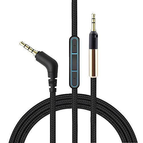 Alitutumao Upgrade OFC Replacement Audio Cable Extension Cord with Inline Mic Volume Control Compatible with Sennheiser HD598 HD558 HD518 HD598 HD599 HD569 HD579 ATH-M50x Headphones Accessories Cable Alitutumao Upgrade OFC Replacement Audio Cable Extension Cord with Inline Mic Volume Control Compatible with Sennheiser HD598 HD558 HD518 HD598 HD599 HD569 HD579 ATH-M50x Headphones Accessories Cable