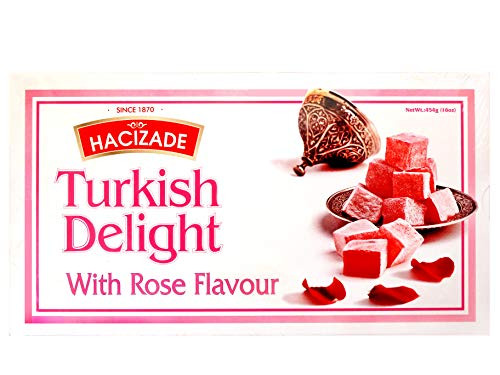 Hacizade Authentic Turkish Delight Rose 454g 1 pound  16 Ounce