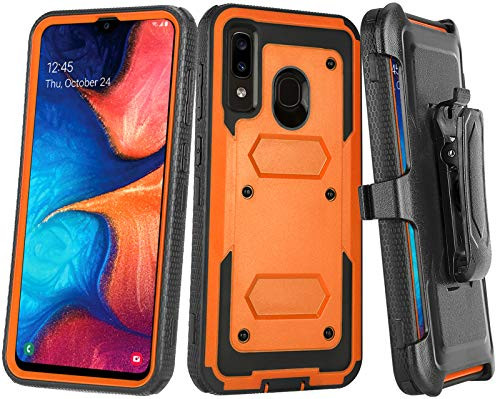 Aimoll-88 Galaxy A20 A30 A50 Case with Built-in Screen Protector KickstandBelt Clip Heavy Duty Triple-Layer Protective Cover Case for Samsung Galaxy A20 A30 Orange Aimoll-88 Galaxy A20 A30 A50 Case with Built-in Screen Protector KickstandBelt Clip Heavy Duty Triple-Layer Protective Cover Case for Samsung Galaxy A20 A30 Orange