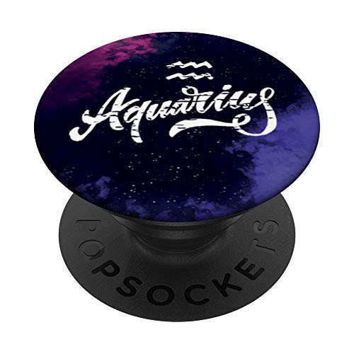 Astrological Sign Horoscope Aquarius January February Gift PopSockets PopGrip Swappable Grip for Phones  and  Tablets Astrological Sign Horoscope Aquarius January February Gift PopSockets PopGrip Swappable Grip for Phones  and  Tablets